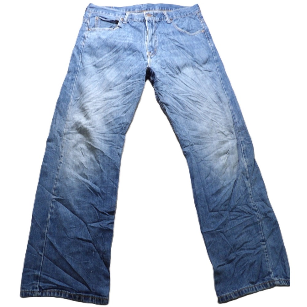 Levi's 569 Loose Straight Jeans Men W33x32 Blue Denim Casual Comfort Classic Fit